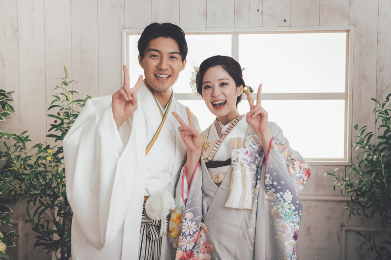 【2時間で撮影完結！】アップ料金なし！事前試着なしでOK！和装1着スタジオミニマル撮影プラン☆