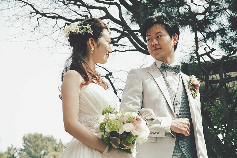 【旅婚】松島庭園フォト　キモノ＋ドレスロケーションプラン（全データ・4ポーズ台紙付き）