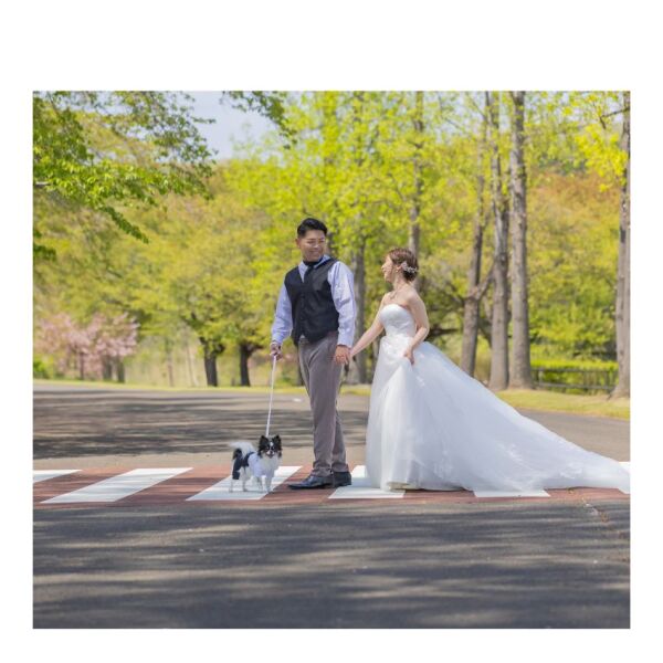 ドッグとお散歩フォトウエディングプラン