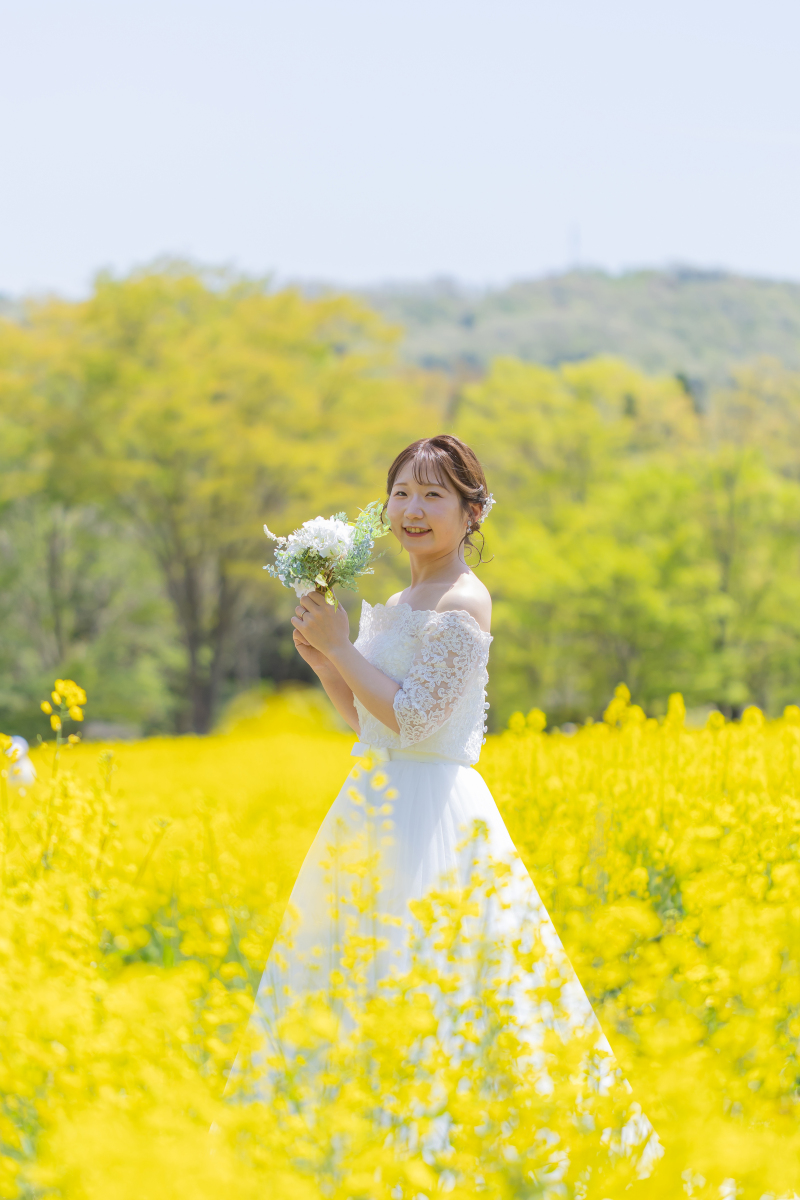 【花畑ロケ】国立みちのく湖畔公園ドレス+キモノプラン+データ200カット