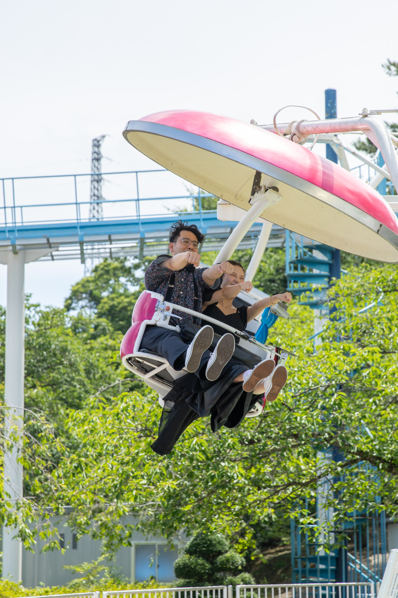 街ブラフォトウエディングプラン～八木山ベ二ーランドロケーション撮影