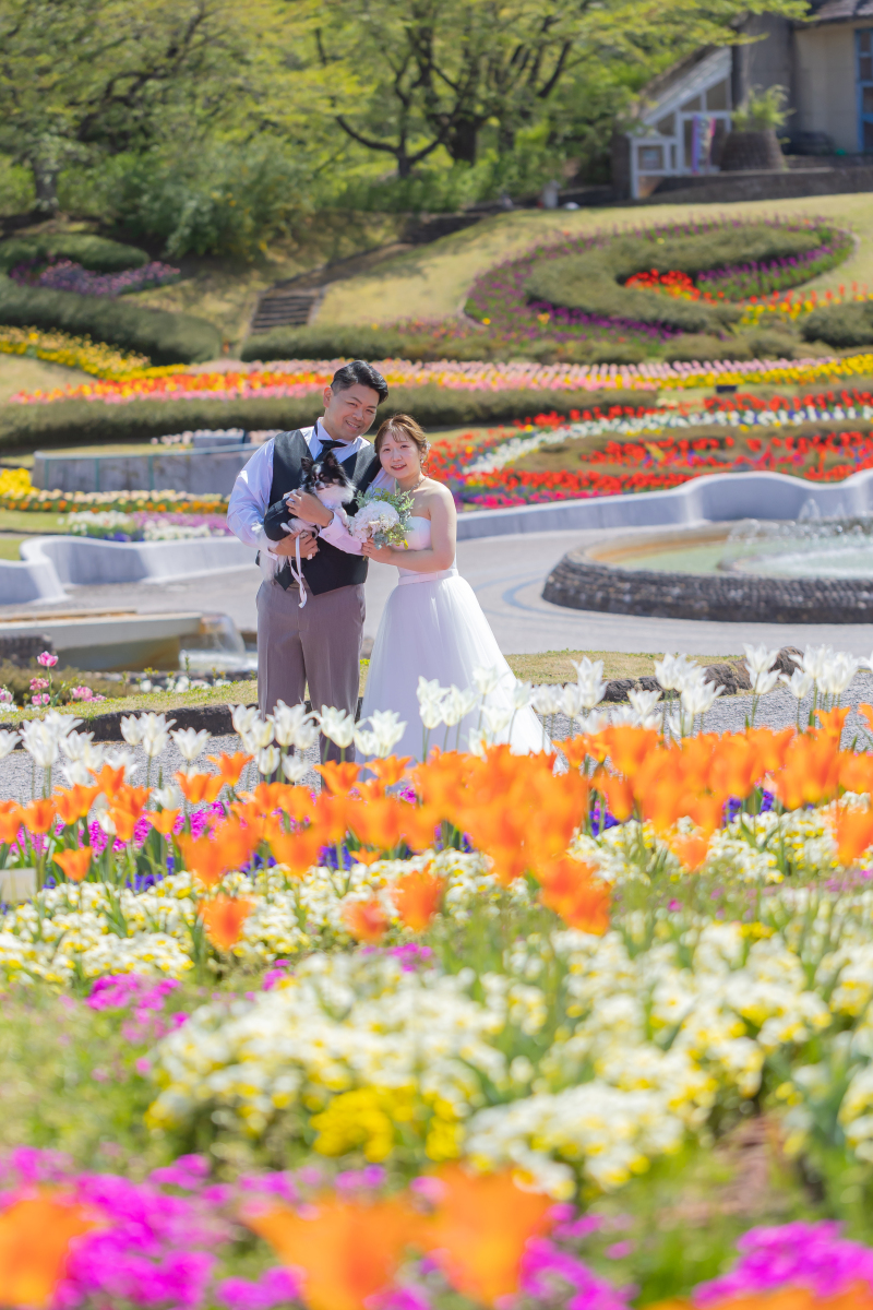 【花畑ロケ】国立みちのく湖畔公園ドレス+キモノプラン+データ200カット