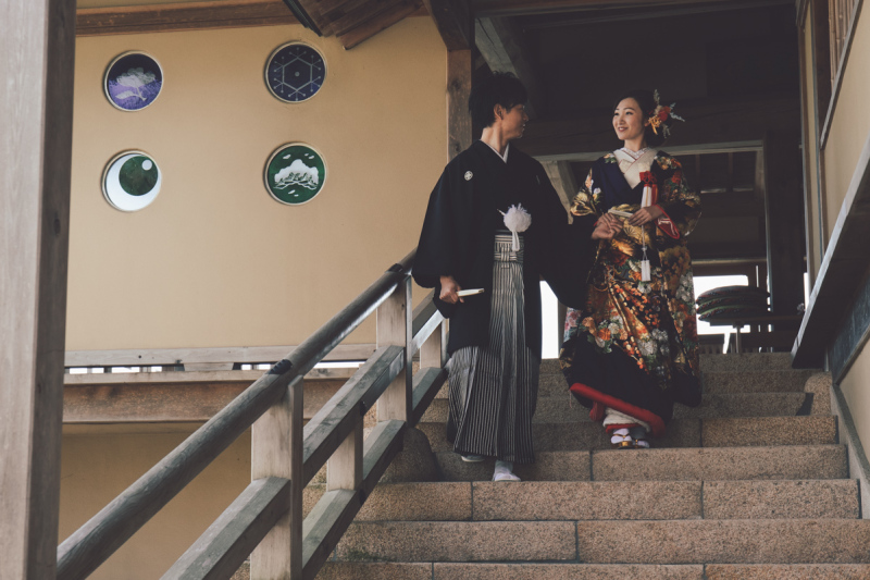 【旅婚】松島庭園　キモノプラン（全データ・2ポーズ台紙付き）