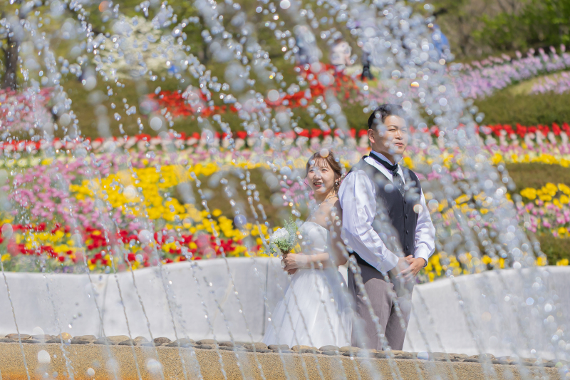 【花畑ロケ】国立みちのく湖畔公園ドレス+キモノプラン+データ200カット