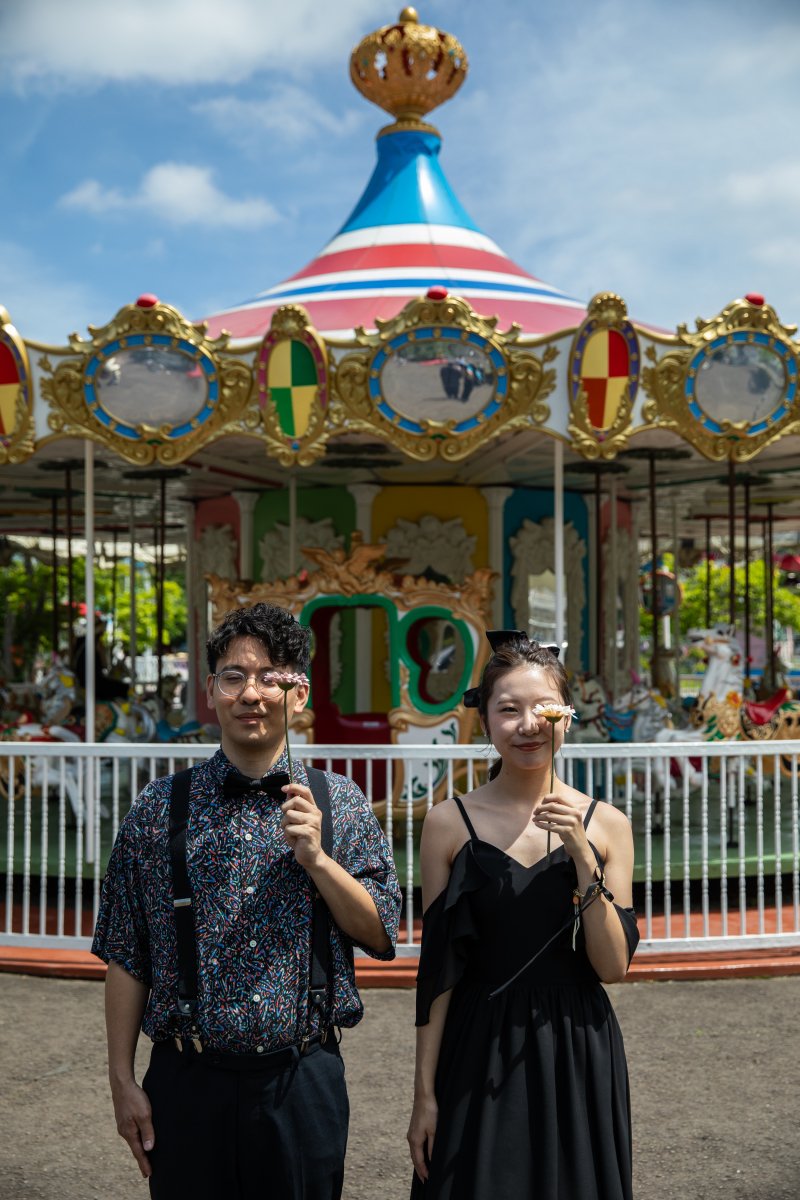 街ブラフォトウエディングプラン～八木山ベ二ーランドロケーション撮影