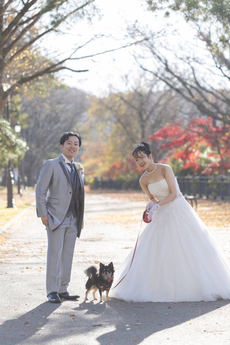 ドッグとお散歩フォトウエディングプラン