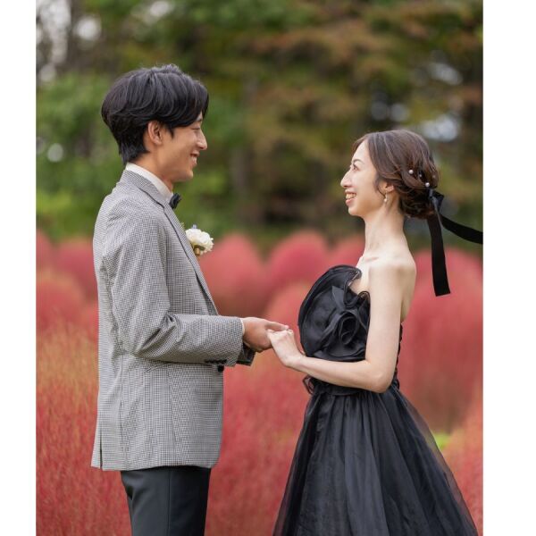 【期間限定】国立みちのく湖畔公園紅葉ドレスロケーションフォト(100カット)
