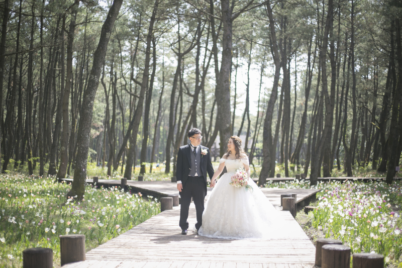 森の中のふたり♪