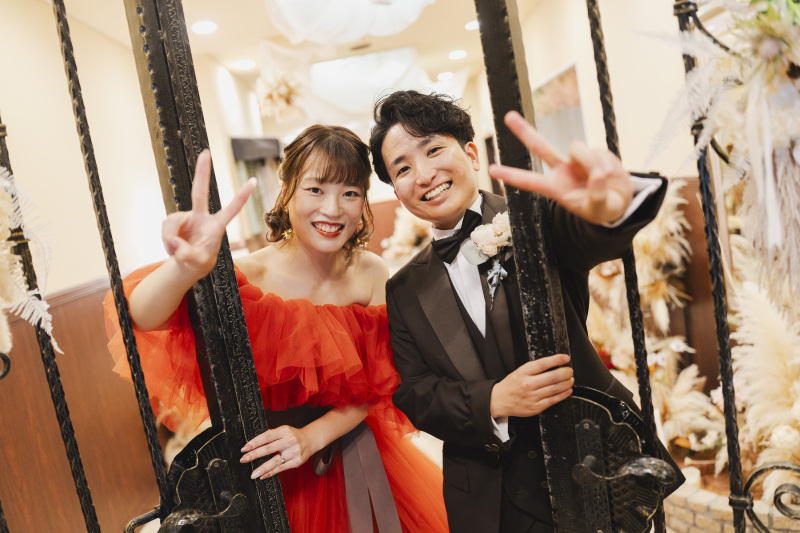 館内ぜんぶが撮影スポット！歩いて笑ってフォトウエディング♪