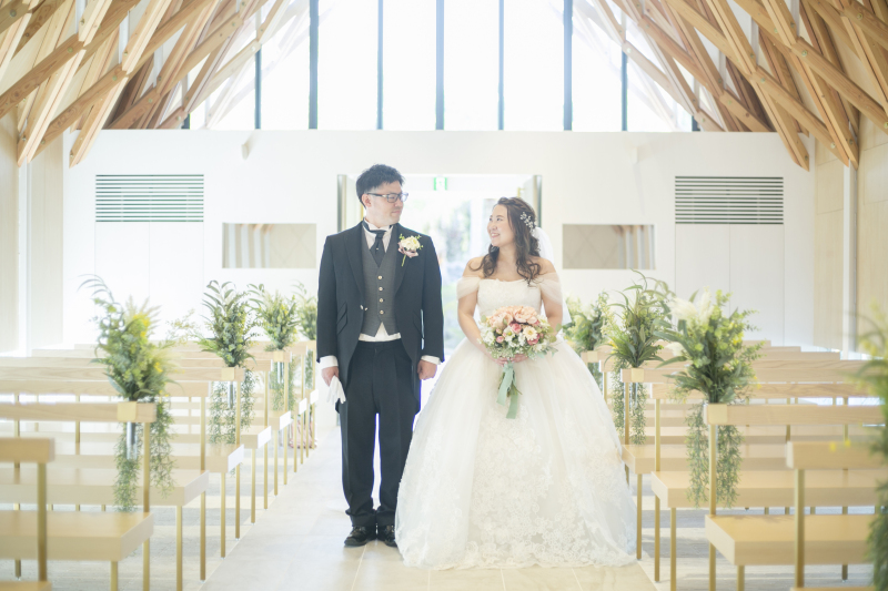 最後はチャペル