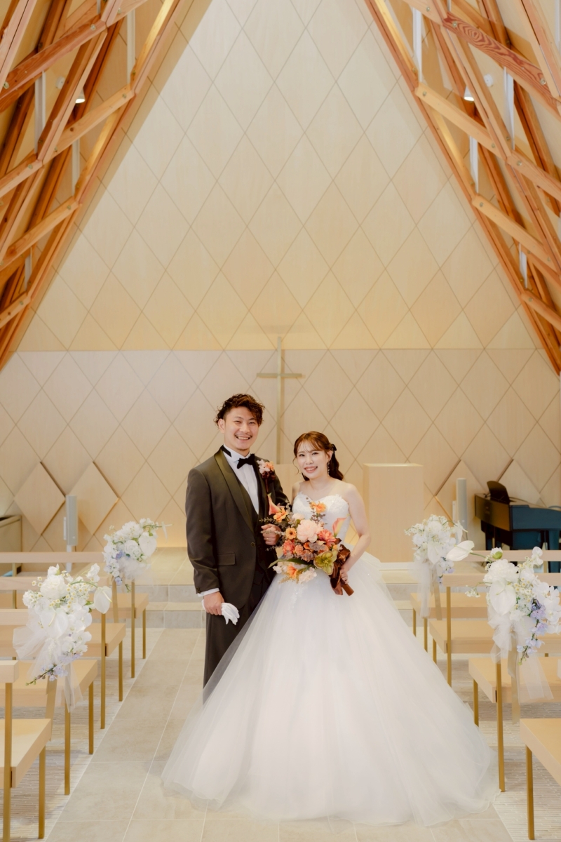 ＜チャペルでの撮影＞コスパ＆タイパ重視の方必見【洋装１点】