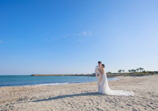 5月迄に撮影したい方必見&hearts;【県外在住の方におすすめ】洋装ドレス 青空ロケフォトウェルカムボードプレゼント