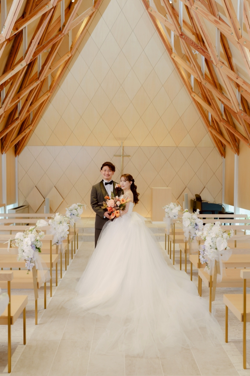 ＜チャペルでの撮影＞コスパ＆タイパ重視の方必見【洋装１点】