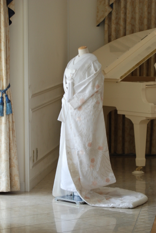 相良刺繍枝垂桜金鶴