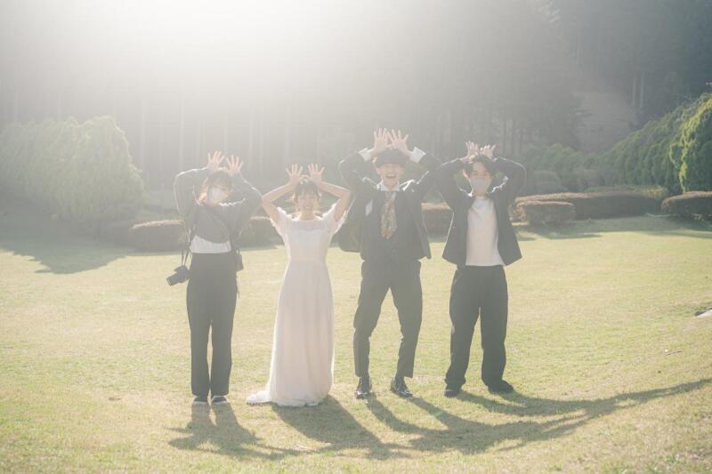 スタッフも一緒に