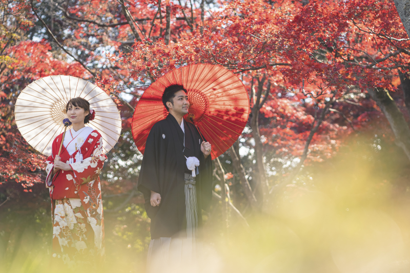 期間限定【特別価格★紅葉和装プラン】和装×紅葉ロケーション撮影
