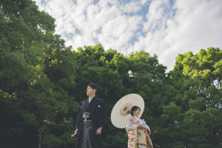 酒蔵チャペル+ロケーション撮影/洋装+和装付/新婦様ヘアメイク/データ付