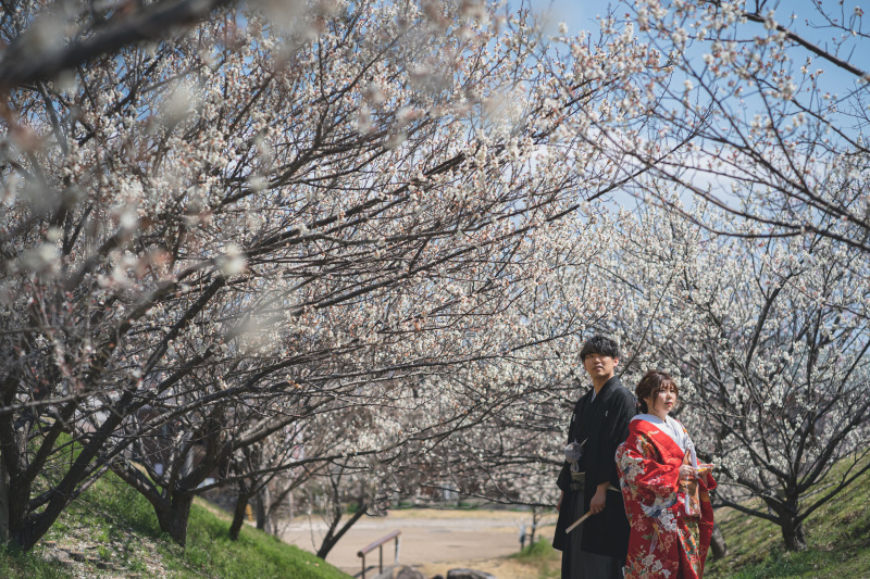 期間限定【特別＊インクルーシブパック】和装&times;梅ロケーション撮影