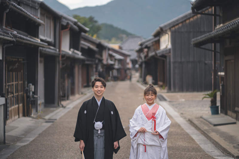 【和装+洋装撮影プラン】洋装+和装×和室&街道ロケーション撮影