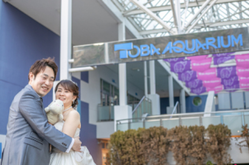 【鳥羽水族館撮影プラン】ドレス×鳥羽水族館でのロケーション撮影