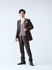 アプリコットブラックタキシード