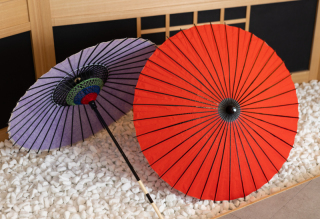 番傘(赤/紫)