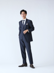 ネイビーチェックタキシード