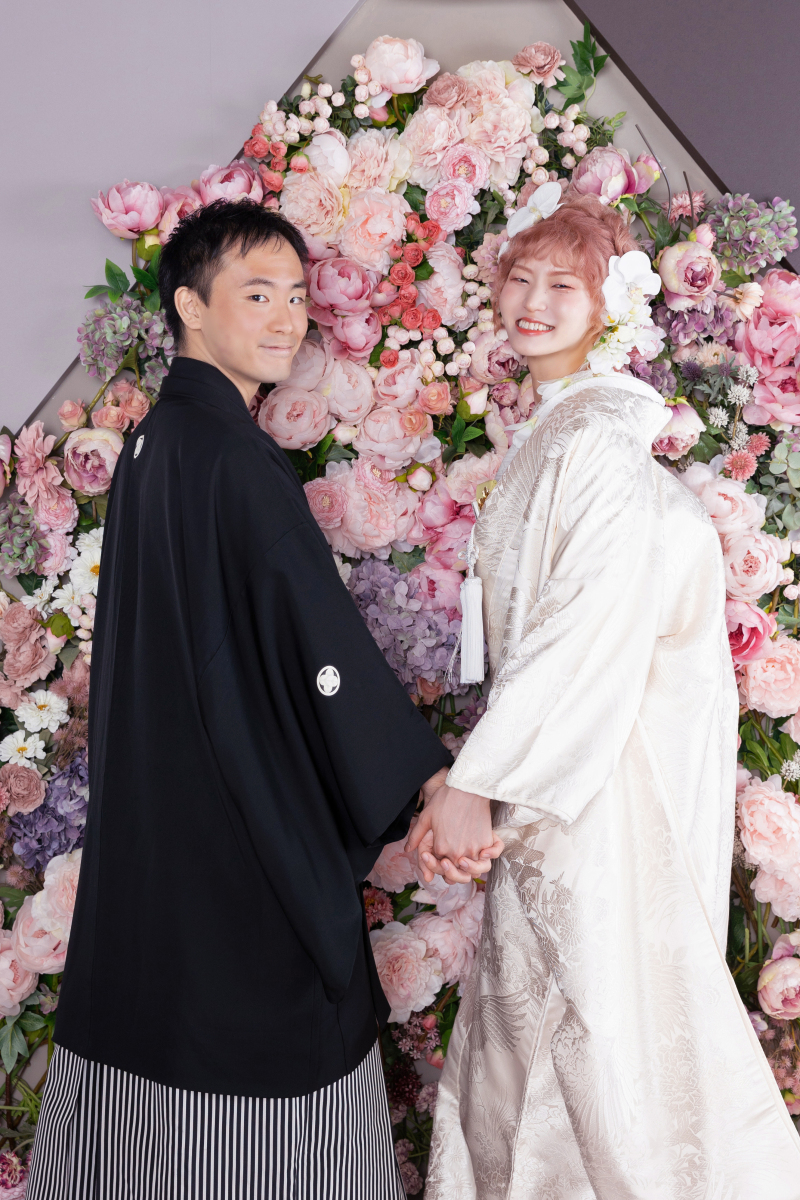 お花の前で可愛く❀
