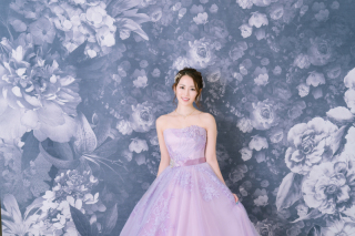 ドレスを着て記念撮影♪