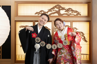 持込小物でおふたりらしいお写真を♫