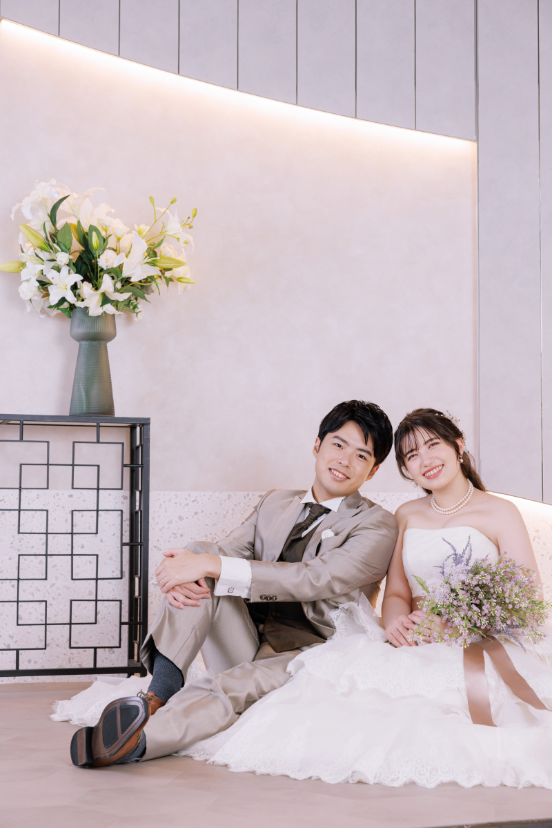 ご新郎様も一緒に☺