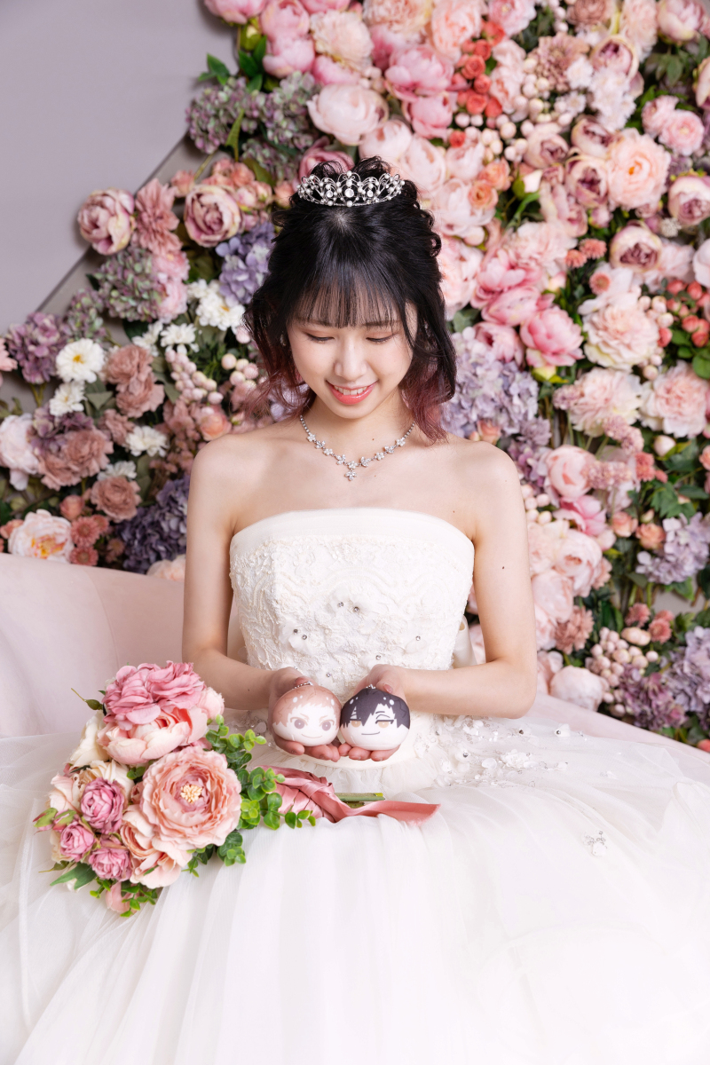 ウェデイングドレスでイメージチェンジ!