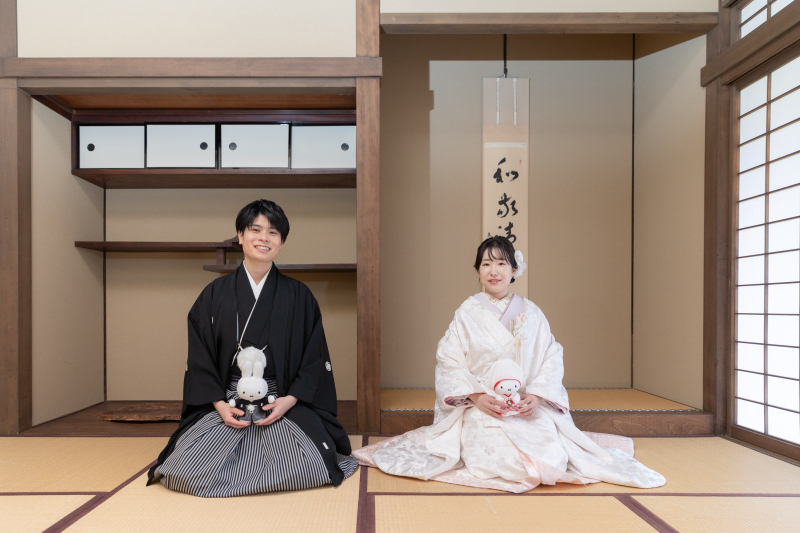 お二人とお揃い衣裳のぬいぐるみ!