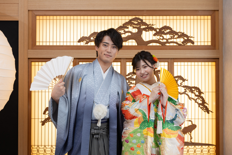 扇子も使って可愛く!!