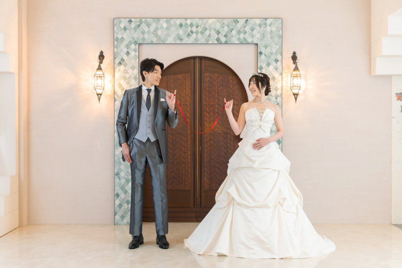 リボンを使って♡