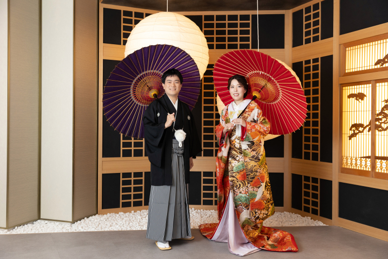 番傘を使ったショット♪