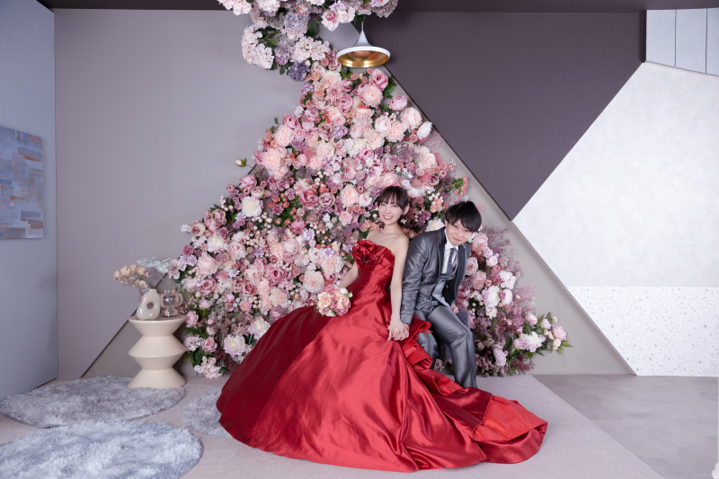 仲良し押し合いショット♥