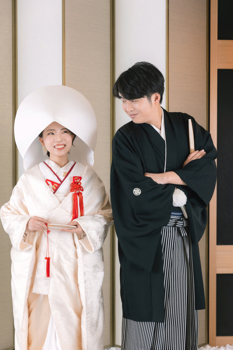 ご新郎様に見守られながら。。。