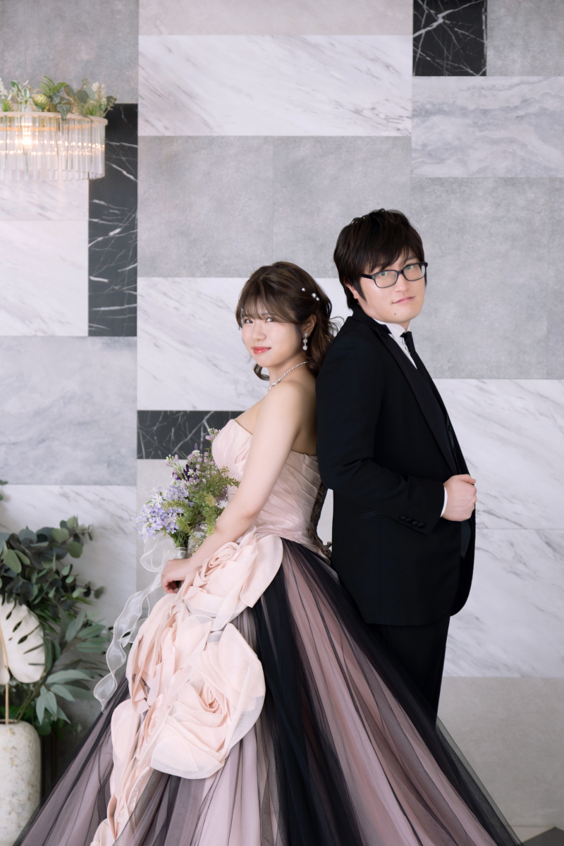 シックな背景で大人らしさも♫