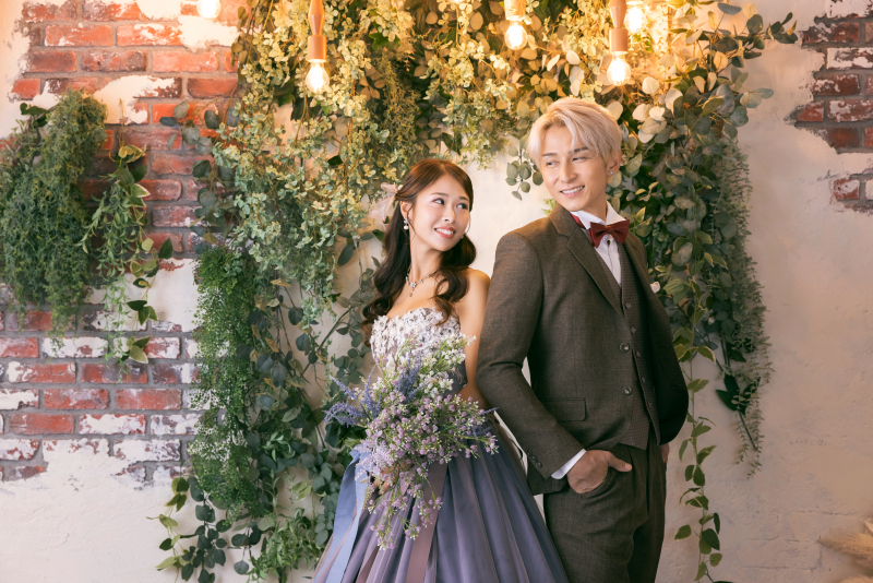 背中合わせで仲良く❀