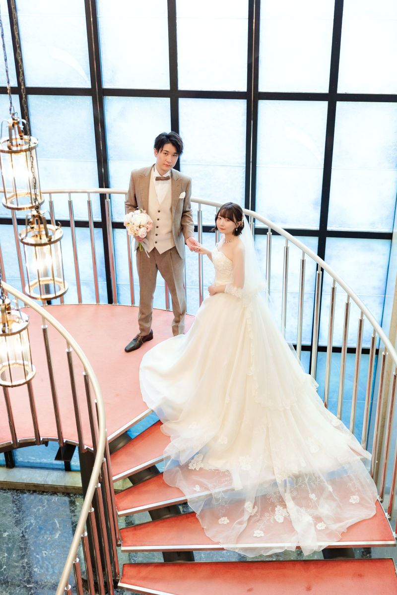 ご新婦様をエスコート、、♡