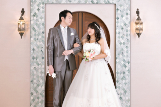 お持ち込みのブーケと一緒に♪