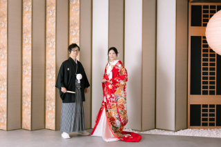 和装と洋装で記念撮影♪