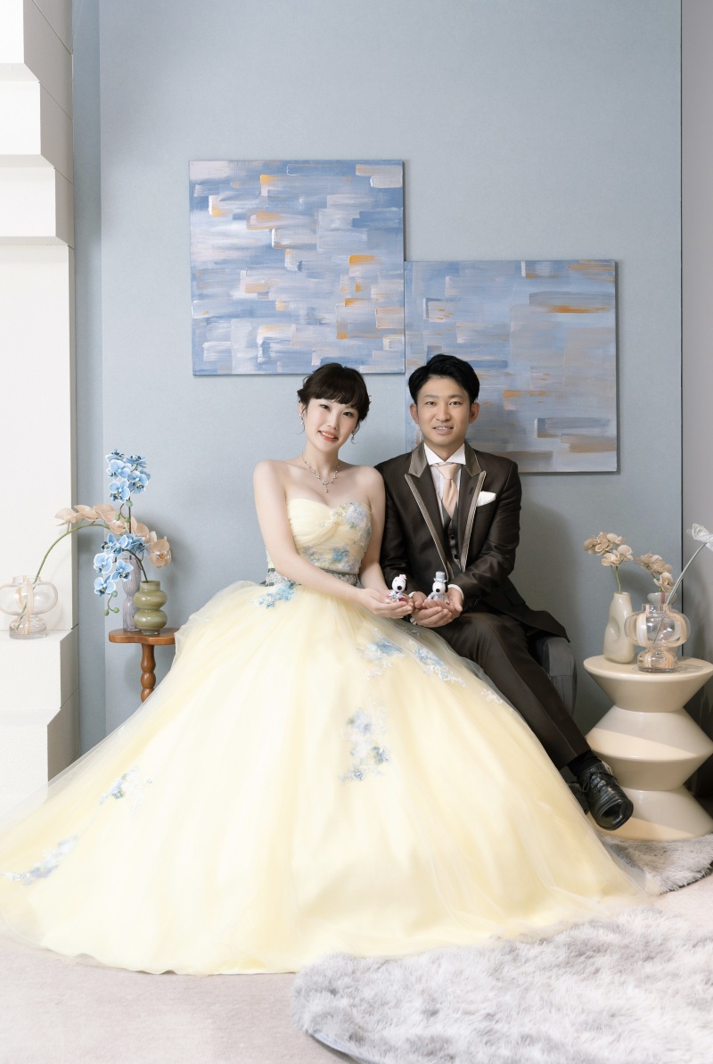 お座りショットも！