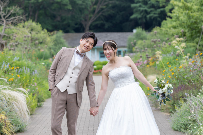 手を繋いで、仲良しショット♪