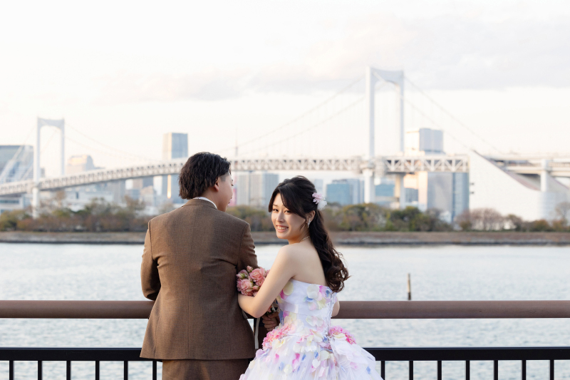 振り返りショット