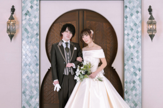 ウェディングドレス2着での撮影♡