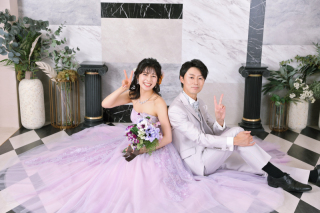 笑顔がかわいいご夫婦♥