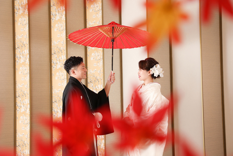 紅葉を意識して…