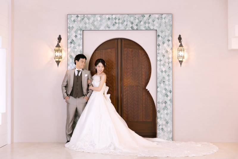 かっちりとしたポーズも!